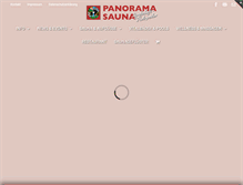 Tablet Screenshot of panoramasauna.de
